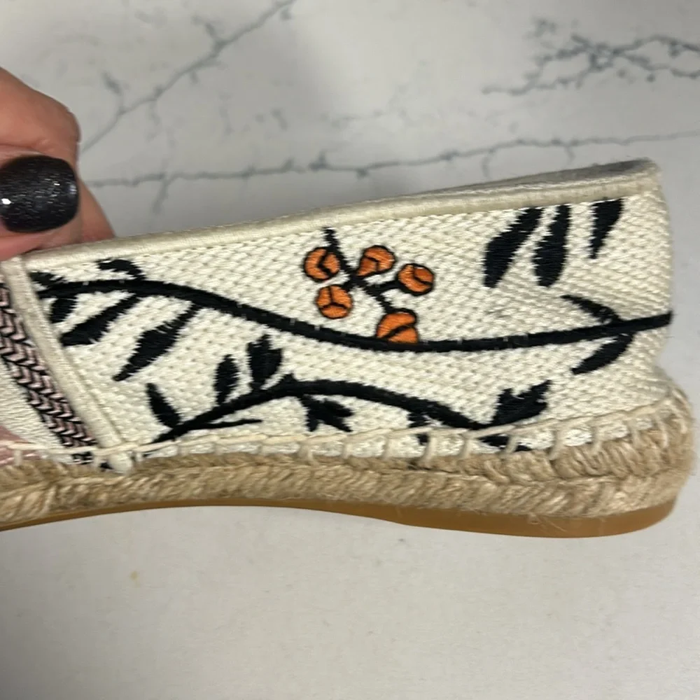 Dior Floral Embroidered Espadrilles in Cream, Pink, Red, Blue